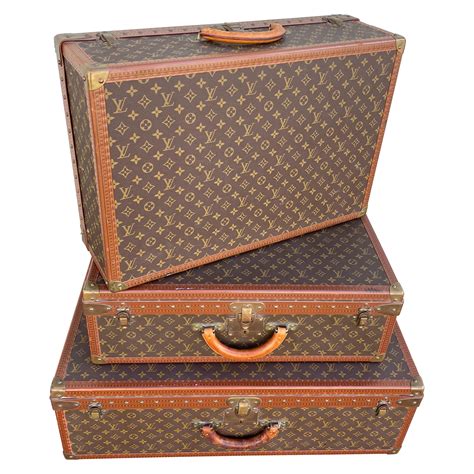 louis vuitton travel bag vintage|vintage Louis Vuitton hard suitcase.